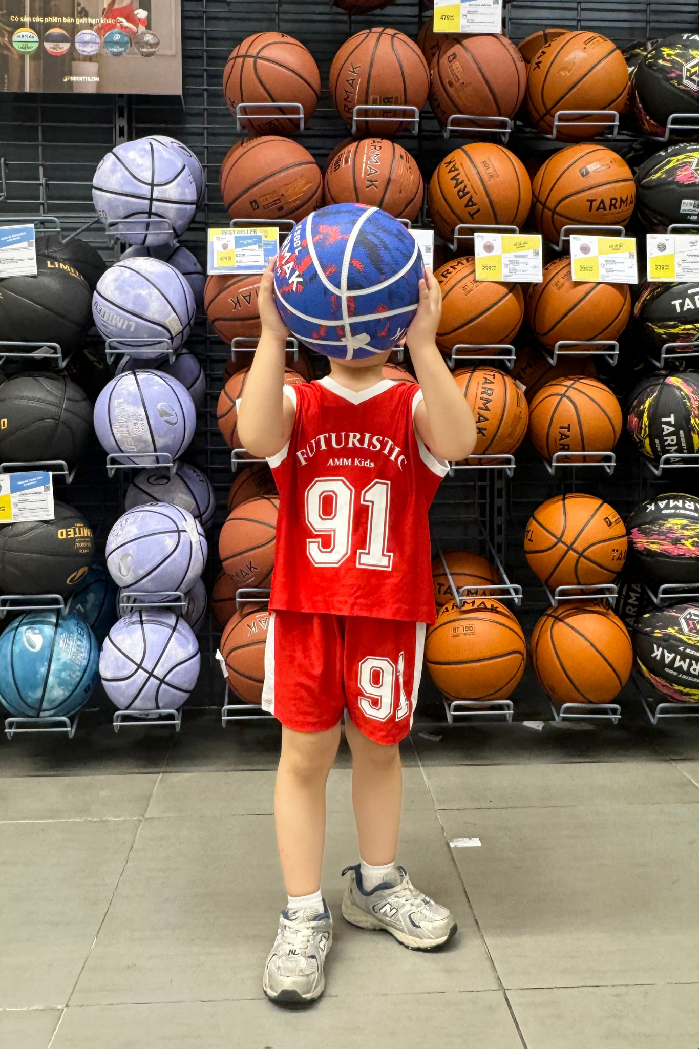  Bộ quần áo Unisex Kids Thể thao in hình 