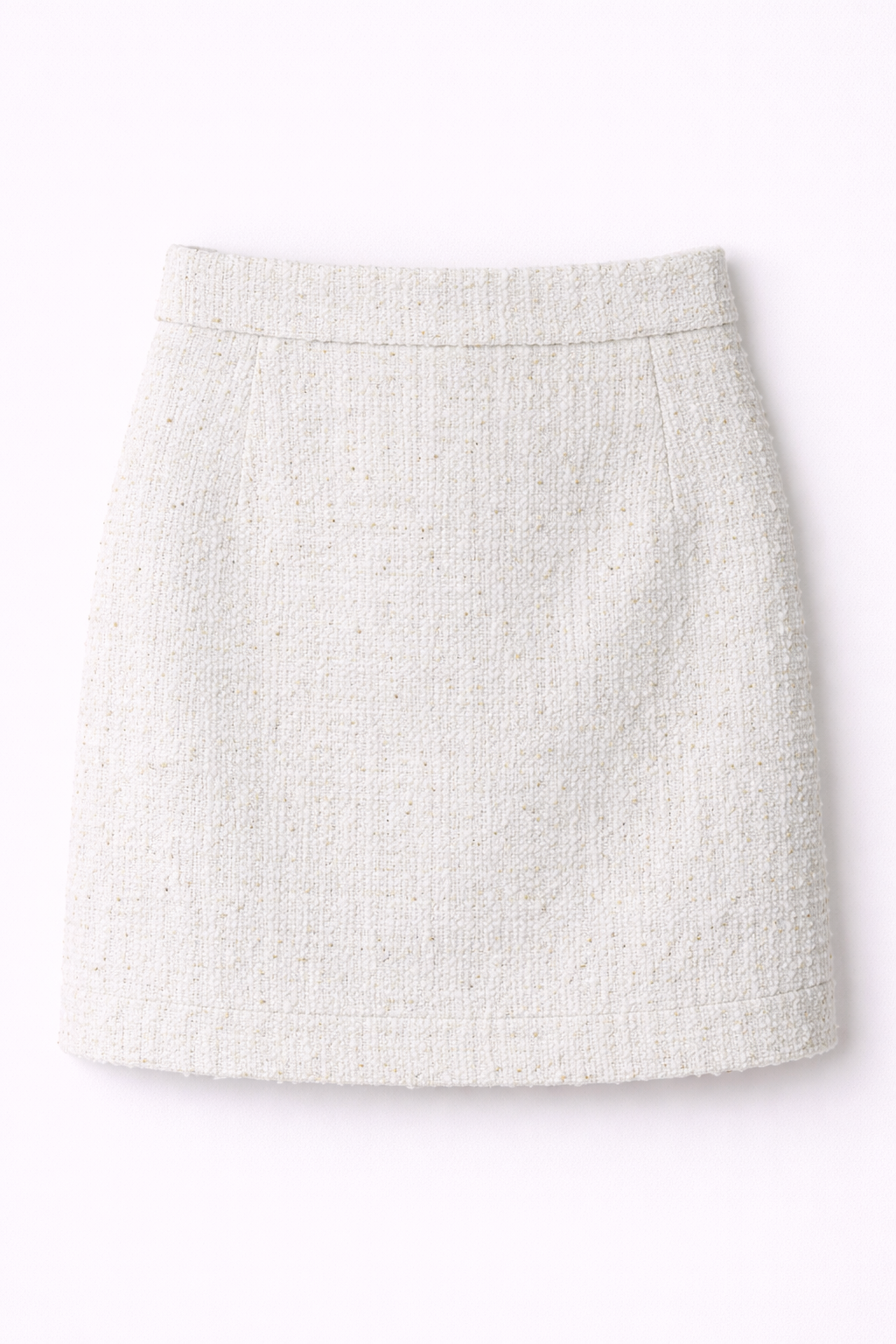  Chân Váy Mini Dáng A-line Vải Dạ Tweed 