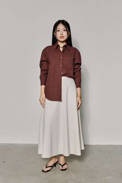  Áo Sơ Mi Nữ Linen Dáng Regular 