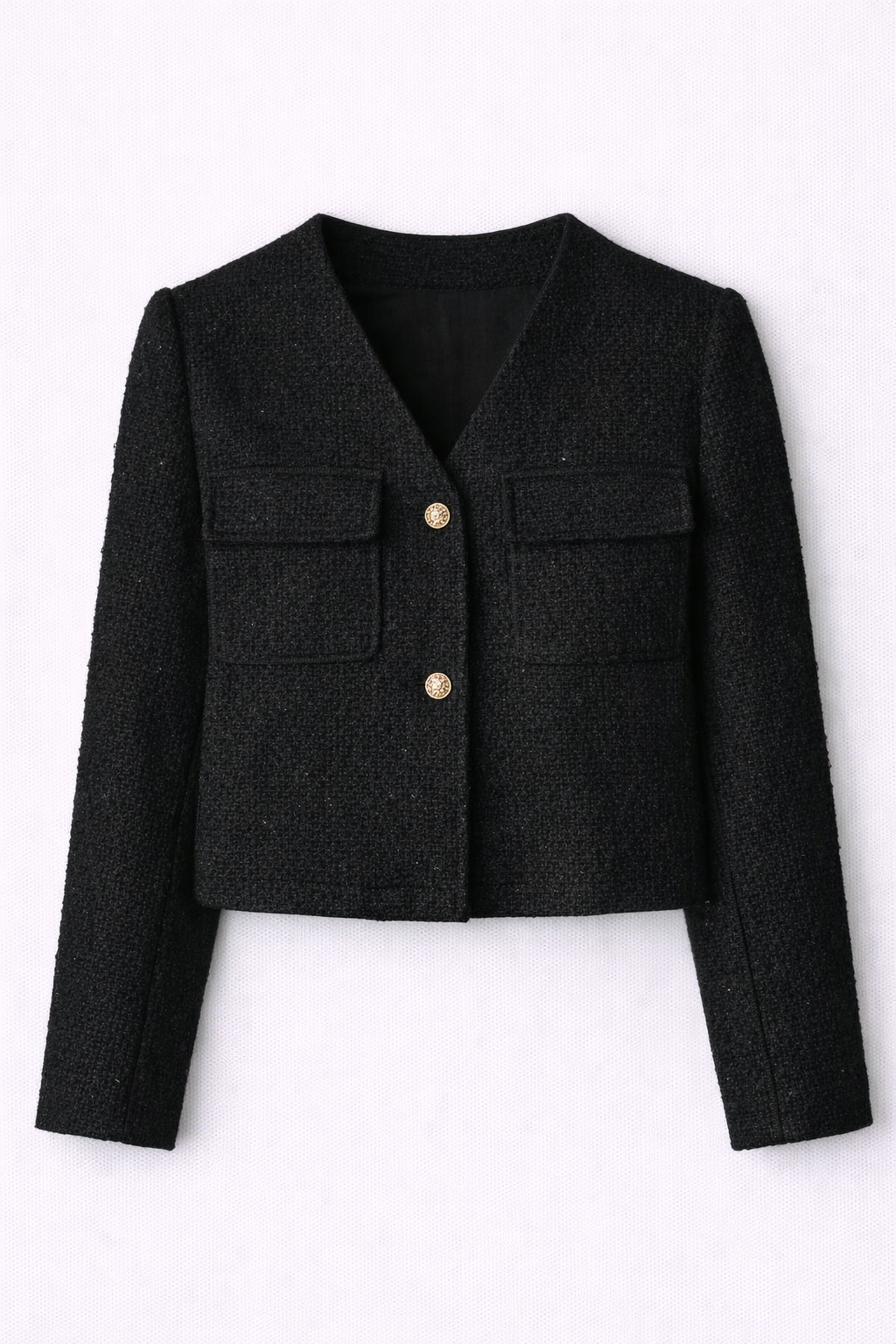  Áo Blazer Nữ Dạ Tweed Dáng Crop 