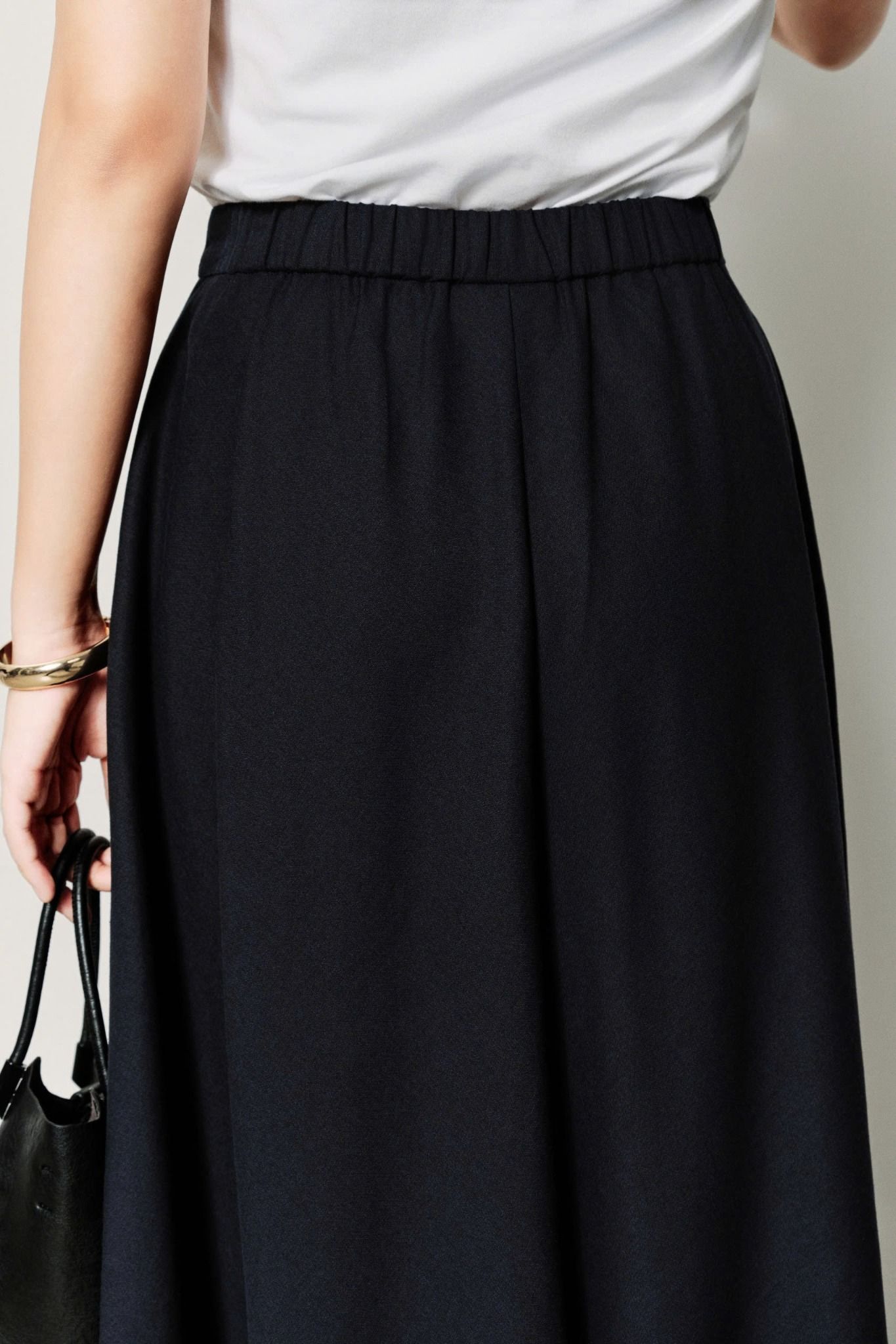  Chân Váy Nữ Linen Dáng A-line Có Khóa Sườn 