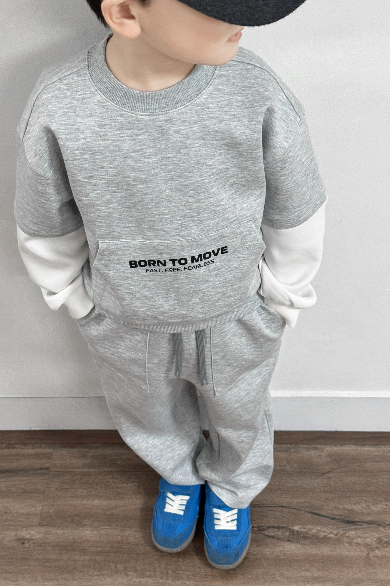  Set Bé Trai Phối Tay In Họa Tiết Vải Scuba 