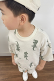  Bộ quần áo Unisex Kids pattern cá sấu 