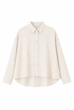  Áo Sơ Mi Nữ Dáng Rộng Vải Linen Visco 