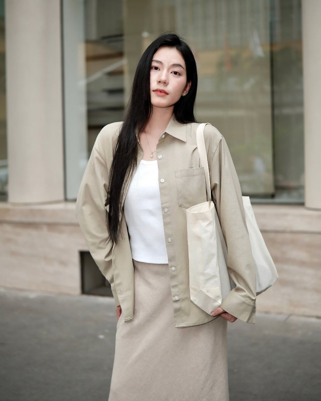  Áo Sơ Mi Nữ Linen Dáng Regular 