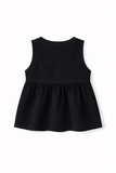  Áo gilet Nữ dáng Babydoll Vải Xốp thắt nơ eo 