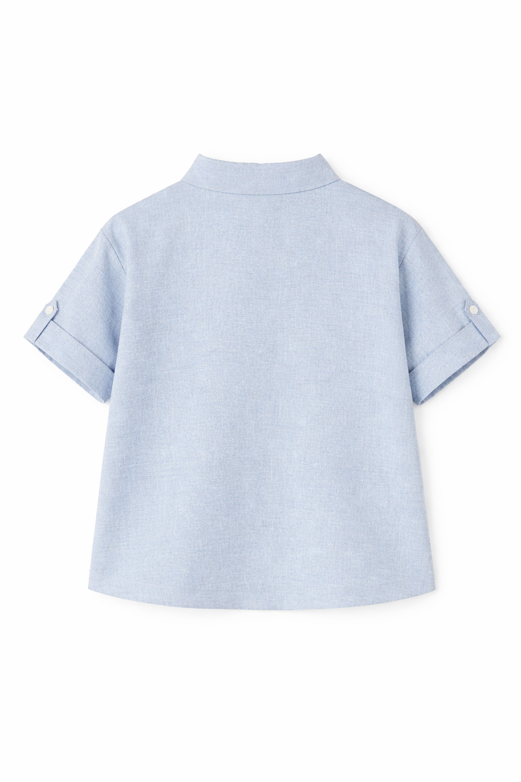 Áo Sơ Mi Bé Trai Cổ Tàu Cộc Tay Dáng Regular Vải Linen 