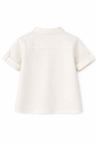  Áo Sơ Mi Bé Trai Cổ Tàu Cộc Tay Dáng Regular Vải Linen 
