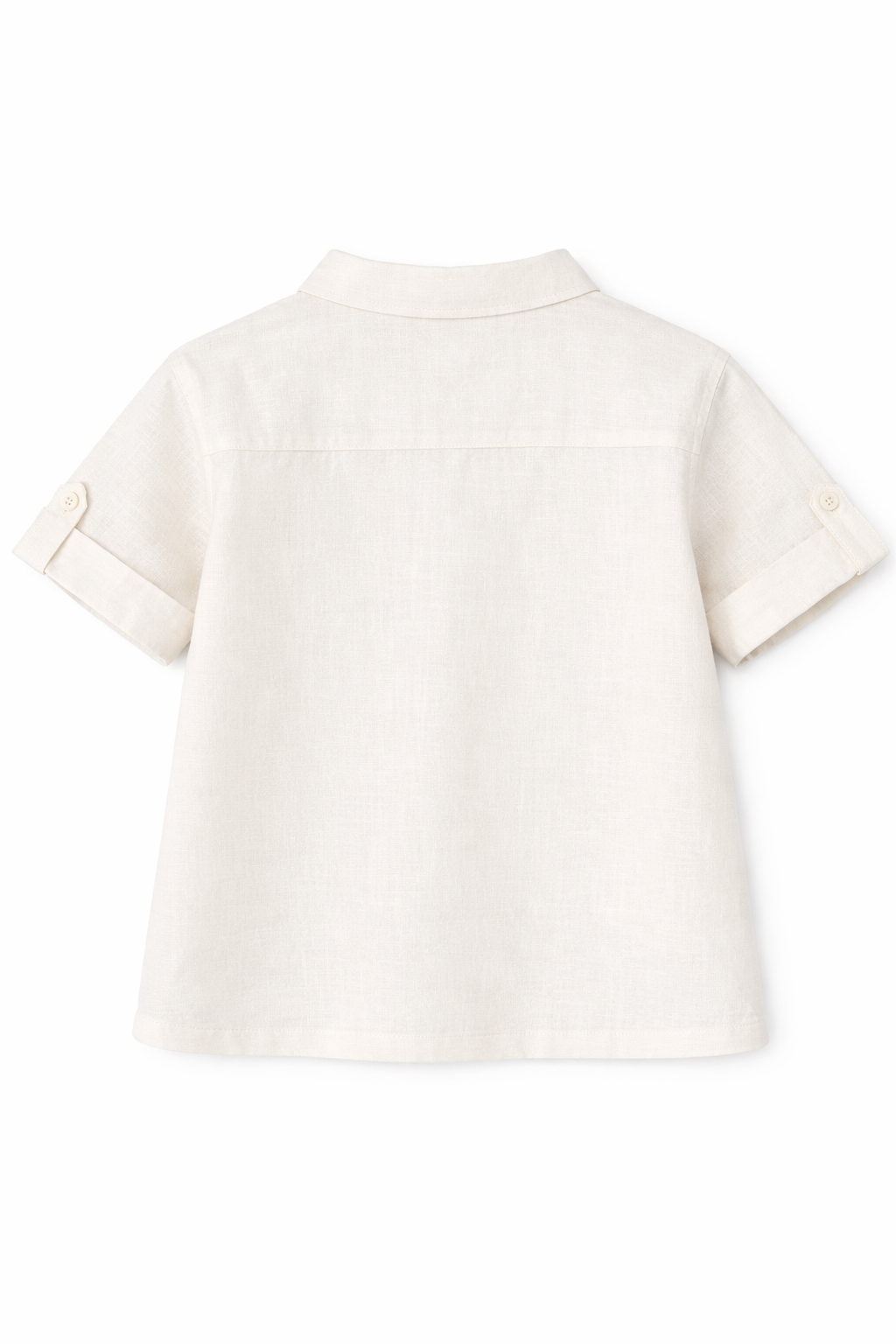  Áo Sơ Mi Bé Trai Cổ Tàu Cộc Tay Dáng Regular Vải Linen 