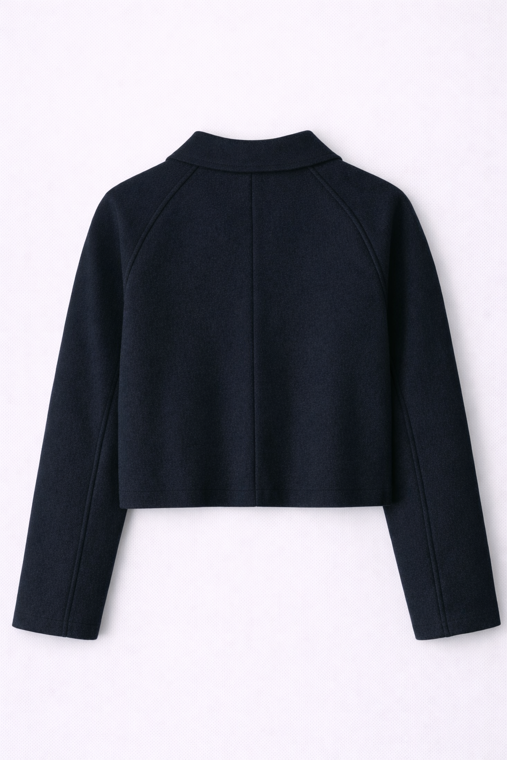  Áo Khoác Dạ Wool Dáng Boxy Crop 