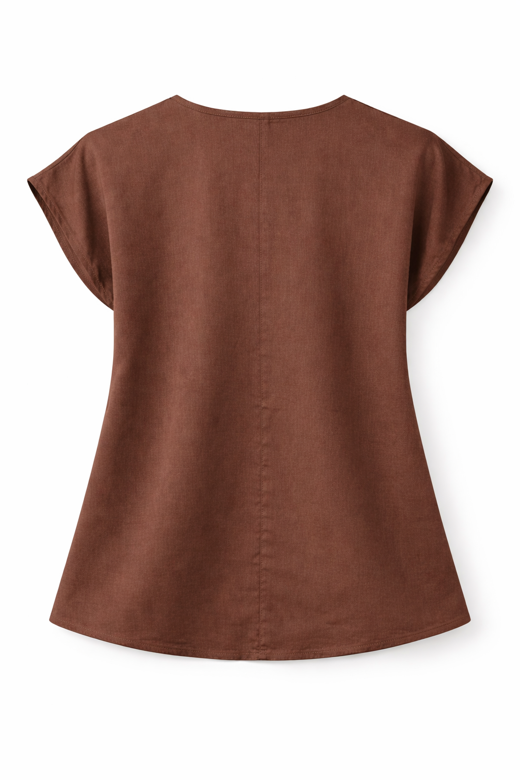  Áo Kiểu Nữ Dáng Regular Tay Hến Vải Linen 