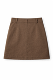  Chân Váy Mini Nữ Dáng A-line Có Lót Vải Linen 