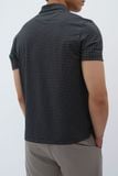  Áo Polo nam vải Jacquard kẻ ô dáng regular 