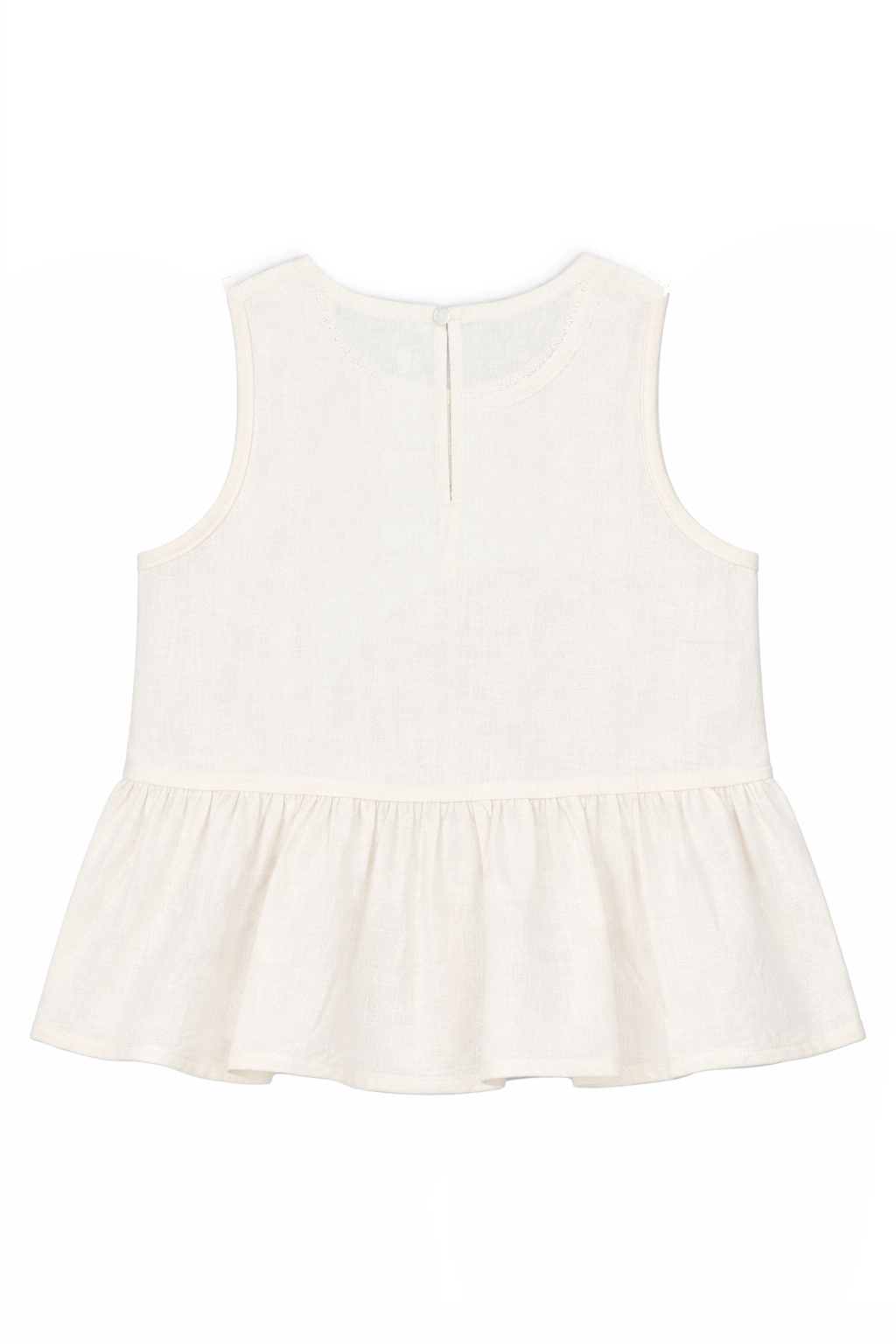  Set Bộ Bé Gái Vải Linen Áo Nhún Bèo Dáng Regular 