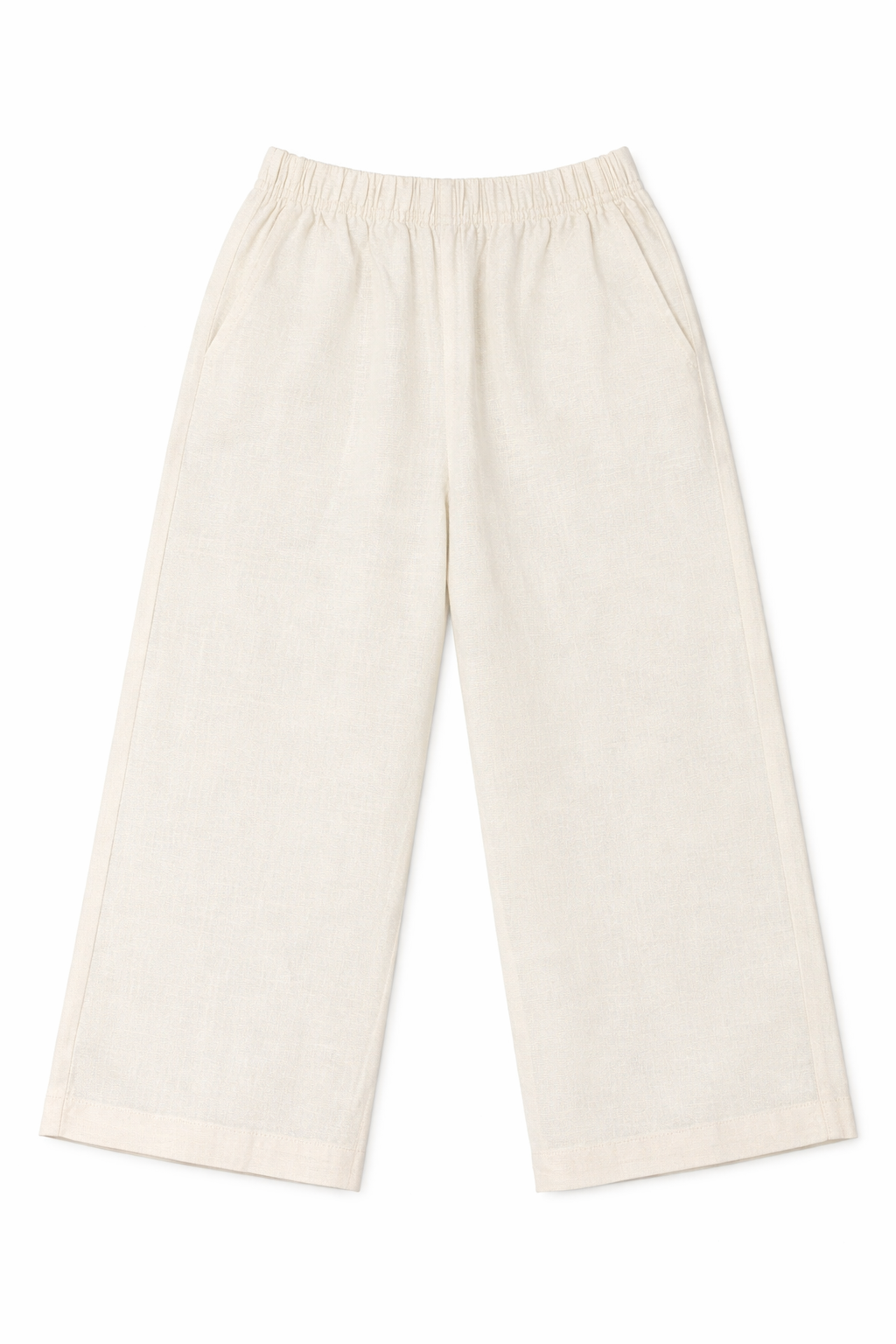  Set Bộ Bé Gái Vải Linen Áo Nhún Bèo Dáng Regular 