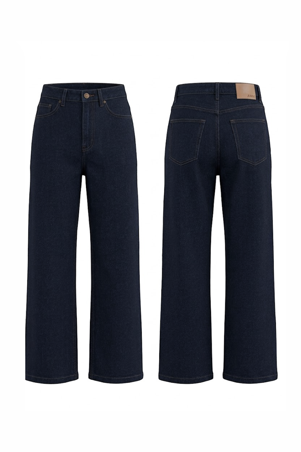  Quần Jeans Nữ Dáng Wide-Leg Co Giãn Nhẹ 