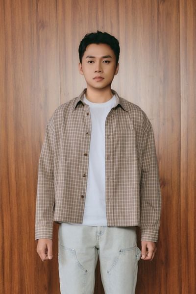  Áo Sơ Mi Nam Dáng Boxy Họa Tiết Kẻ 