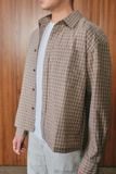  Áo Sơ Mi Nam Dáng Boxy Họa Tiết Kẻ 