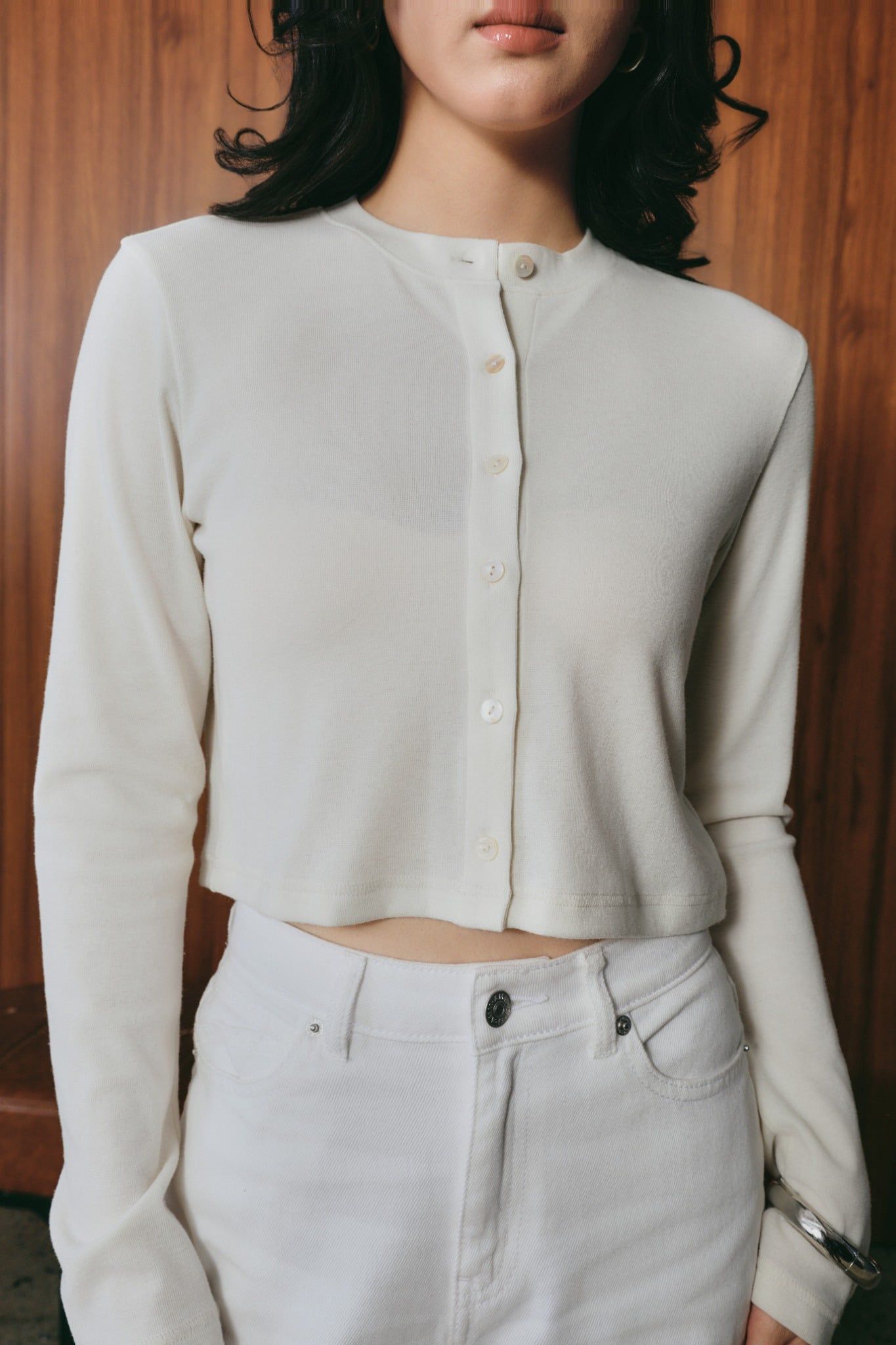  Áo Cardigan Nữ vải Knit Dáng Crop 