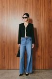  Áo Blazer Nữ Dạ Tweed Dáng Crop 