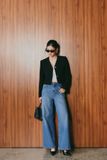  Áo Blazer Nữ Dạ Tweed Dáng Crop 