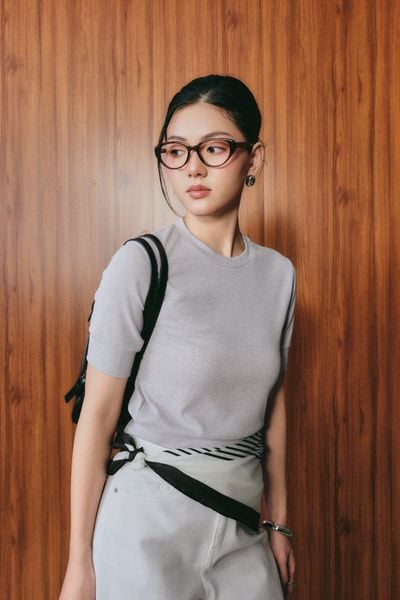  Áo Kiểu Nữ Tay Bồng Bo Gấu Dáng Crop 