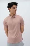  Áo Polo nam vải Jacquard dáng regular 