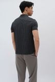  Áo Polo nam vải Jacquard kẻ ô dáng regular 