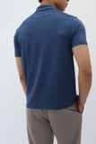  Áo Polo nam vải Jacquard kẻ ô dáng regular 