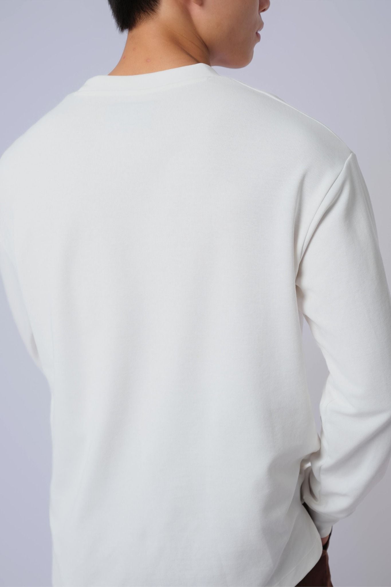  Áo dài tay cổ cao nam 