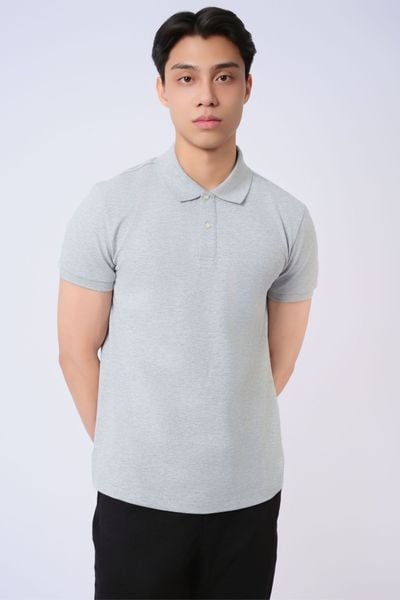  Áo polo nam cơ bản vải pique 