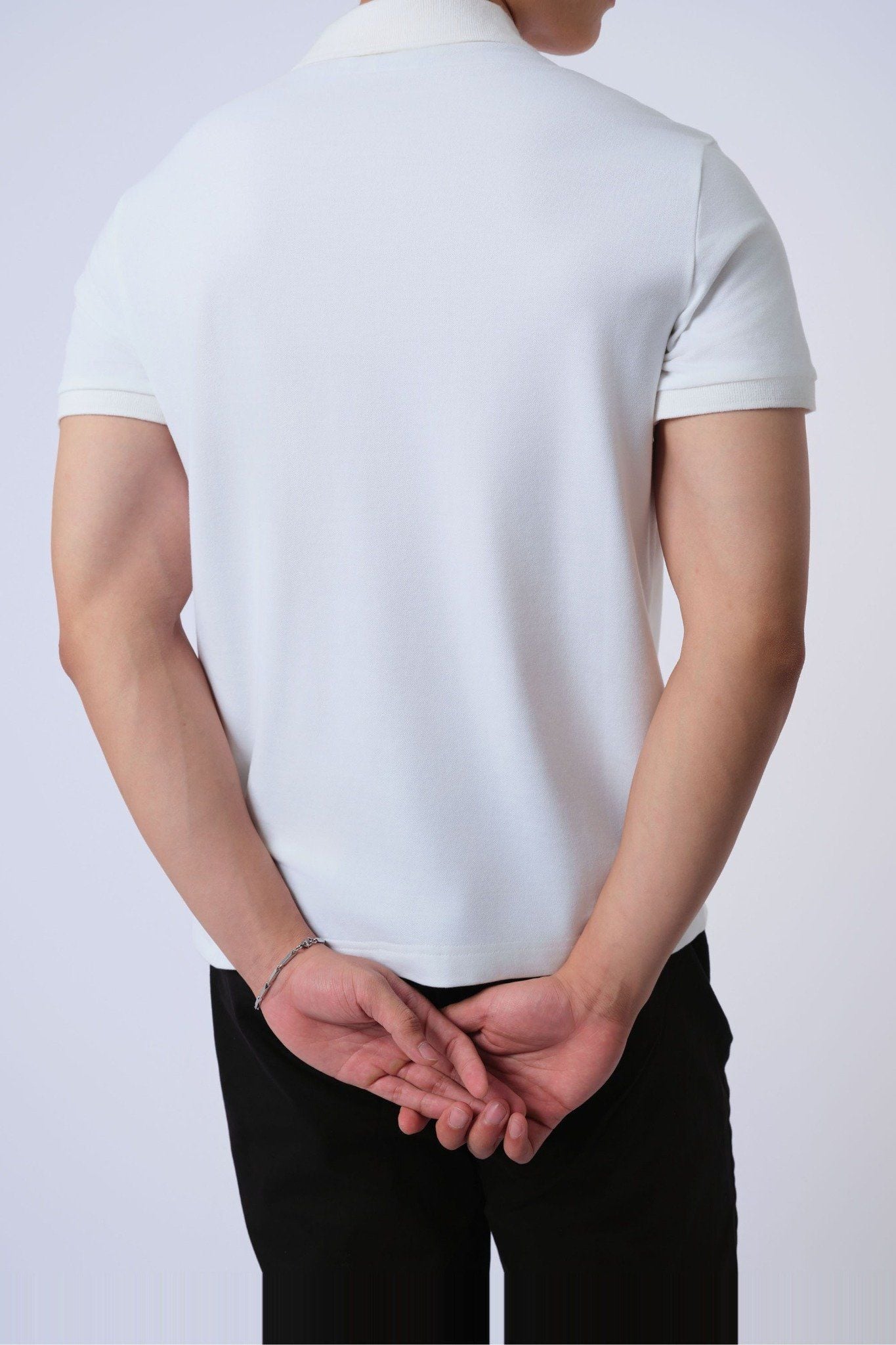  Áo polo nam cơ bản vải pique 