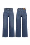  Quần Jeans Nữ Dáng Wide-Leg Co Giãn Nhẹ 