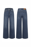  Quần Jeans Nữ Dáng Wide-Leg Co Giãn Nhẹ 