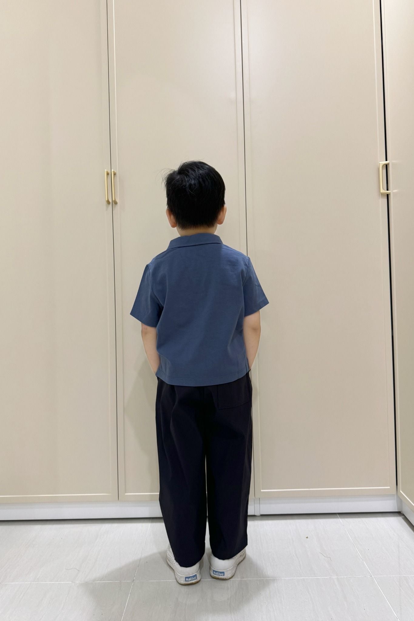  Quần dài Bé Trai dáng lửng vải Poplin 