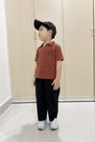  Áo polo bé trai cổ V dáng regular 