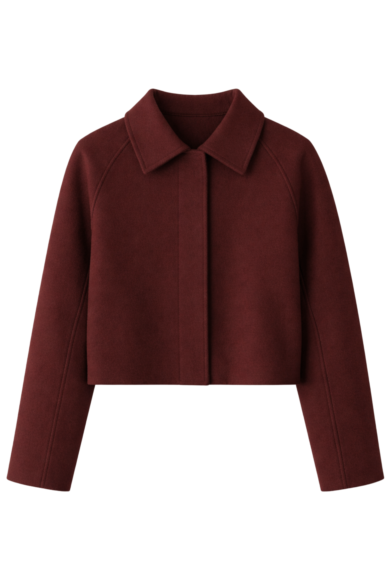  Áo Khoác Dạ Wool Dáng Boxy Crop 