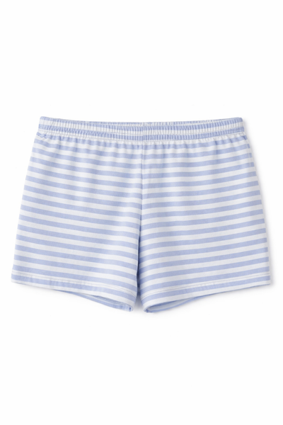  Quần short trẻ em vải kẻ 