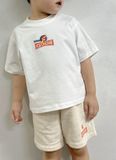  Bộ quần áo Unisex Kids họa tiết Icecream áo single quần french terry 