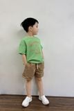  Áo phông Unisex Kid in họa tiết kem vải single 
