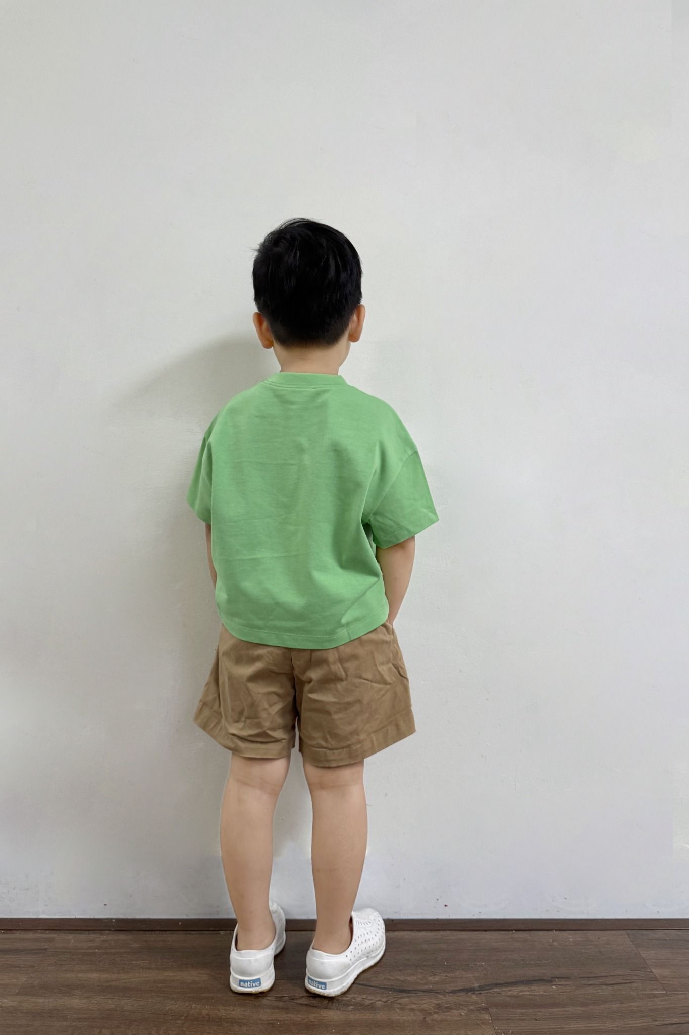  Áo phông Unisex Kid in họa tiết kem vải single 