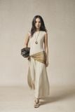  Váy không tay Nữ chất Linen dáng Maxi 