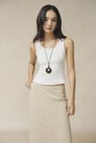  Áo ba lỗ Basic Nữ vải Rib dáng Crop Fit 