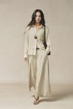  Quần dài Nữ Linen dáng Super wide leg 