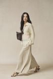  Quần dài Nữ Linen dáng Super wide leg 