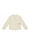  Áo Sơ Mi Nữ Buộc Vạt Dáng Suông Vải Linen 