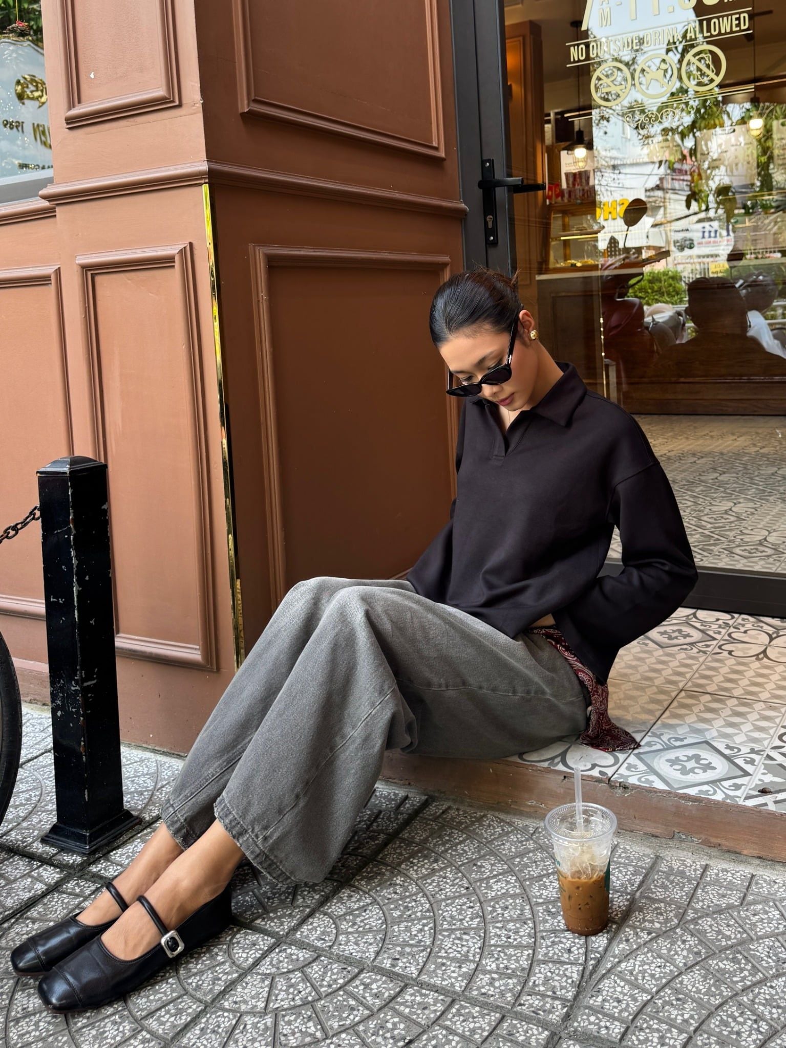  Quần Jeans nữ dáng wideleg 