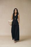  Áo gilet Nữ chất Linen form Fit 