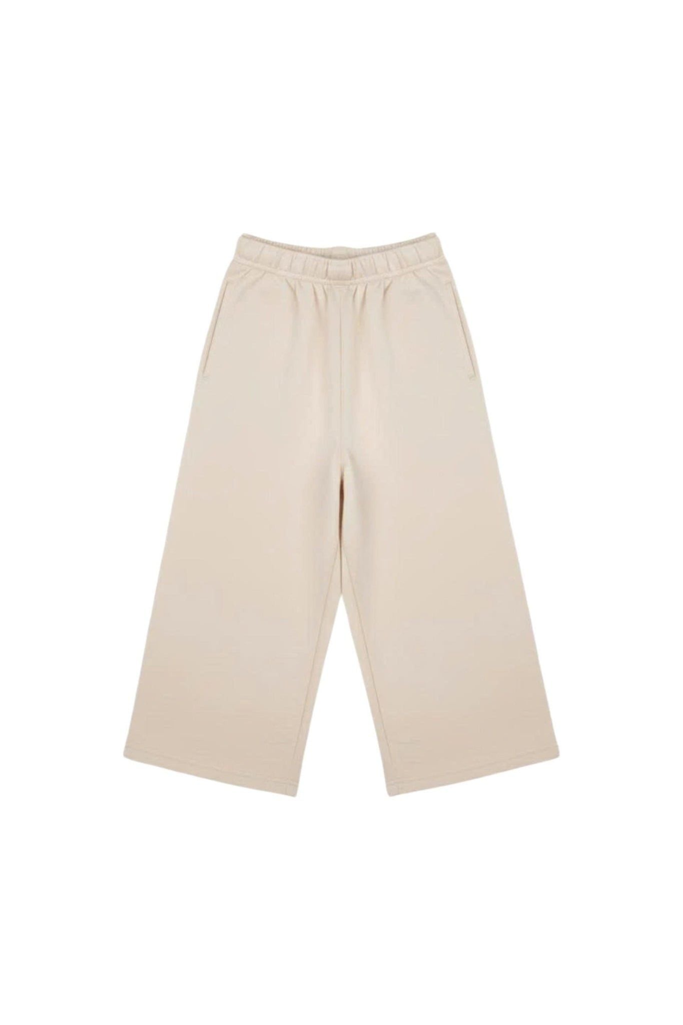  Quần dài Unisex Kids vải nỉ Tricot Poly dáng Suông 