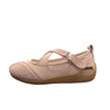  Jeep Vintage Mary Jane Toe Ballet Pink 